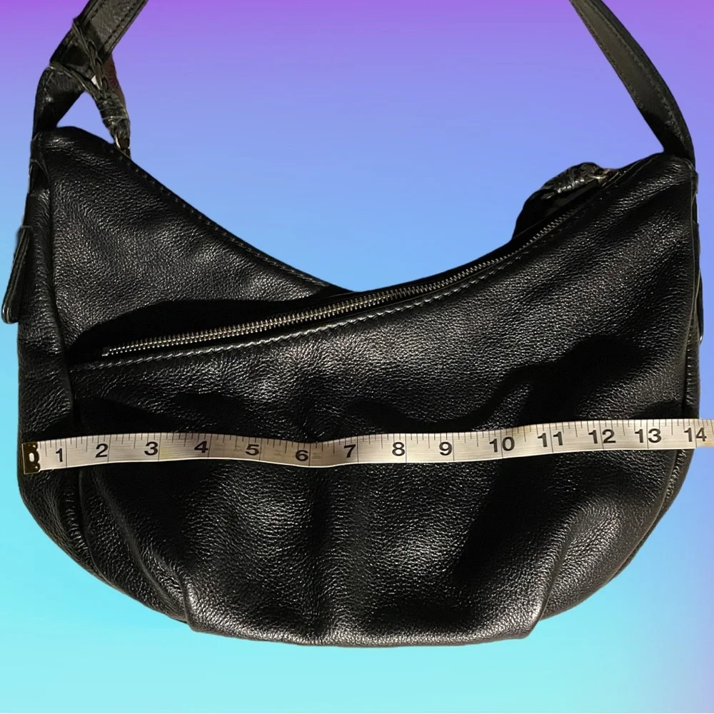 THE SAK | Black Pebbled Leather Hobo Shoulder Bag - Picture 7 of 8